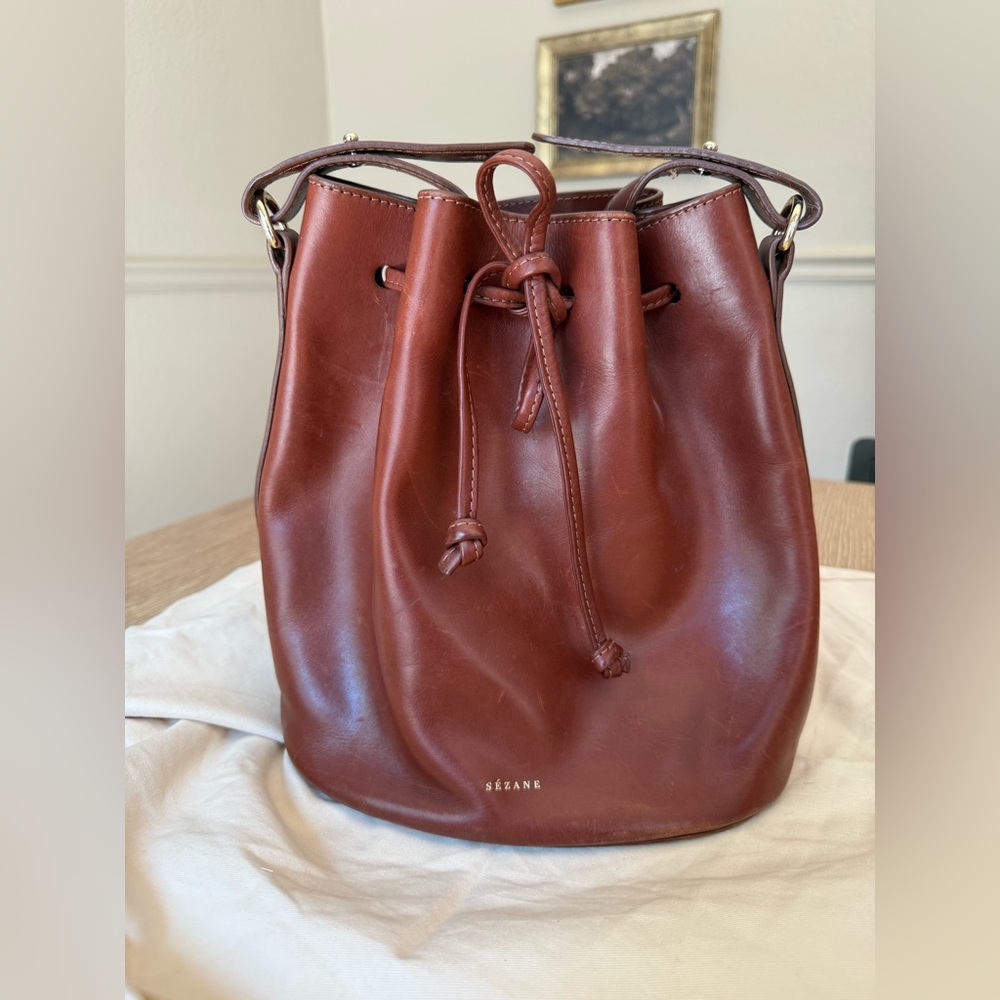 Sezane Farrow Bucket Bag